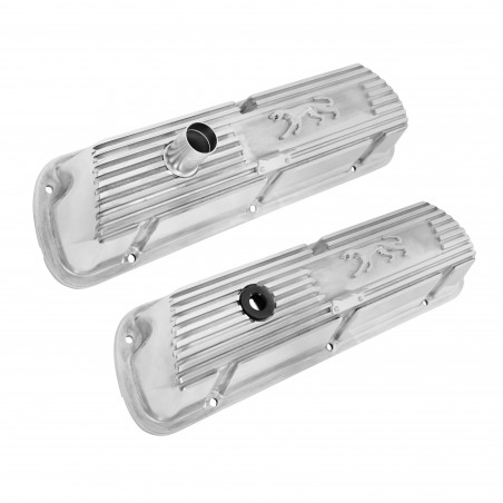 ref_199535_Caches culbuteurs aluminium, polis Scott Drake 6A582-COP