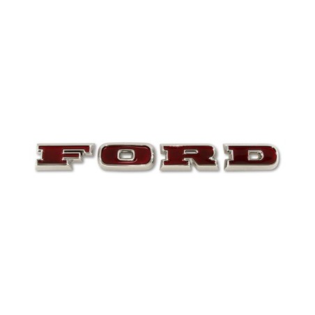 ref_201903_Lettres de calandre Ford chromées avec incrustation rouge Scott Drake C7TZ-8316-S