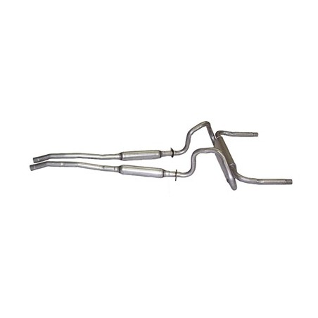 ref_203164_Ligne d'échappement double type origine  2,25" Scott Drake C9ZZ-5257-CRE